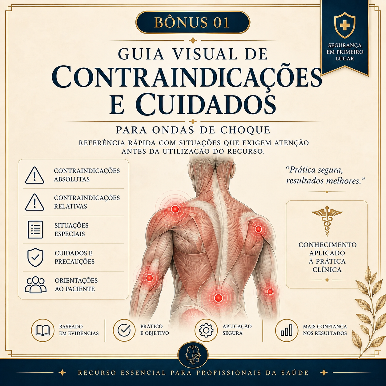 Guia Visual de Contraindicações e Cuidados